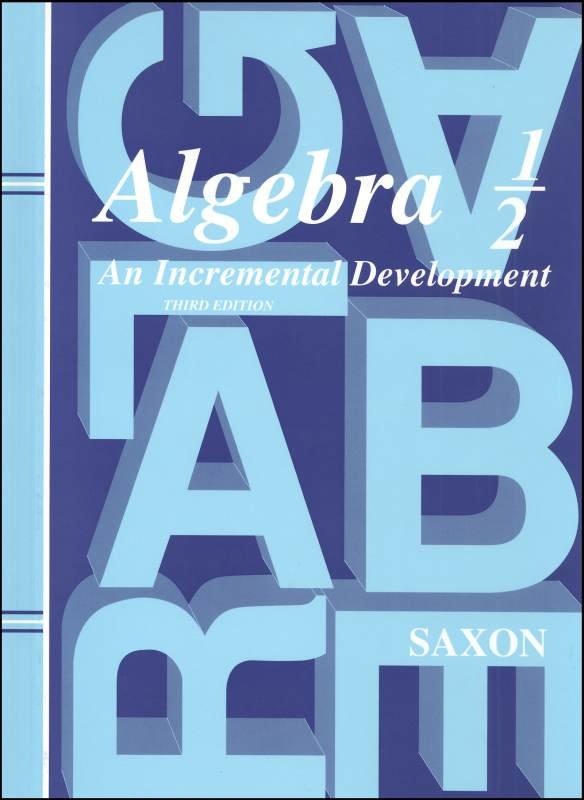 Saxon Algebra 1/2